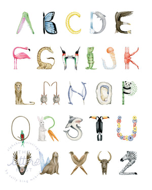 The Letter Nest - Animal Alphabet