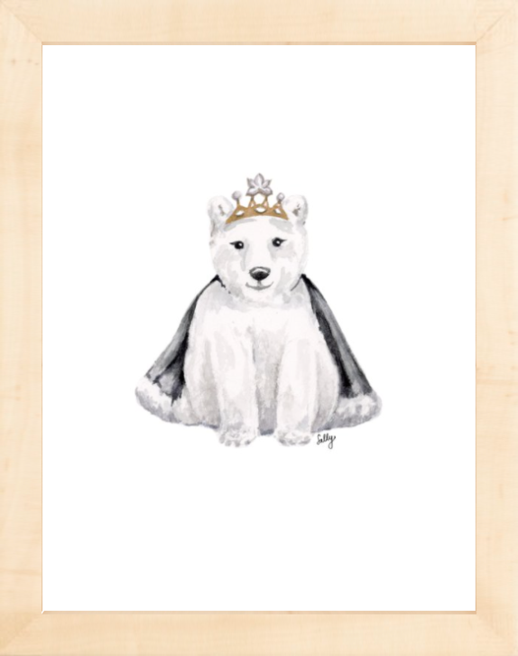 Fancy Animal Print, Polar Bear
