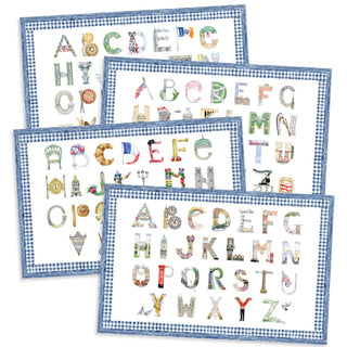 The City Set: Alphabet Placemats