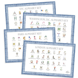 The City Set: Alphabet Placemats