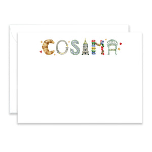 Paris Personalized Stationery