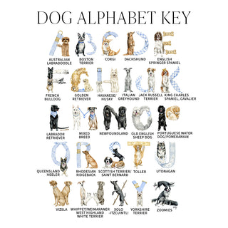 Dog Alphabet Print