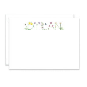 Flowers Personalized Stationery