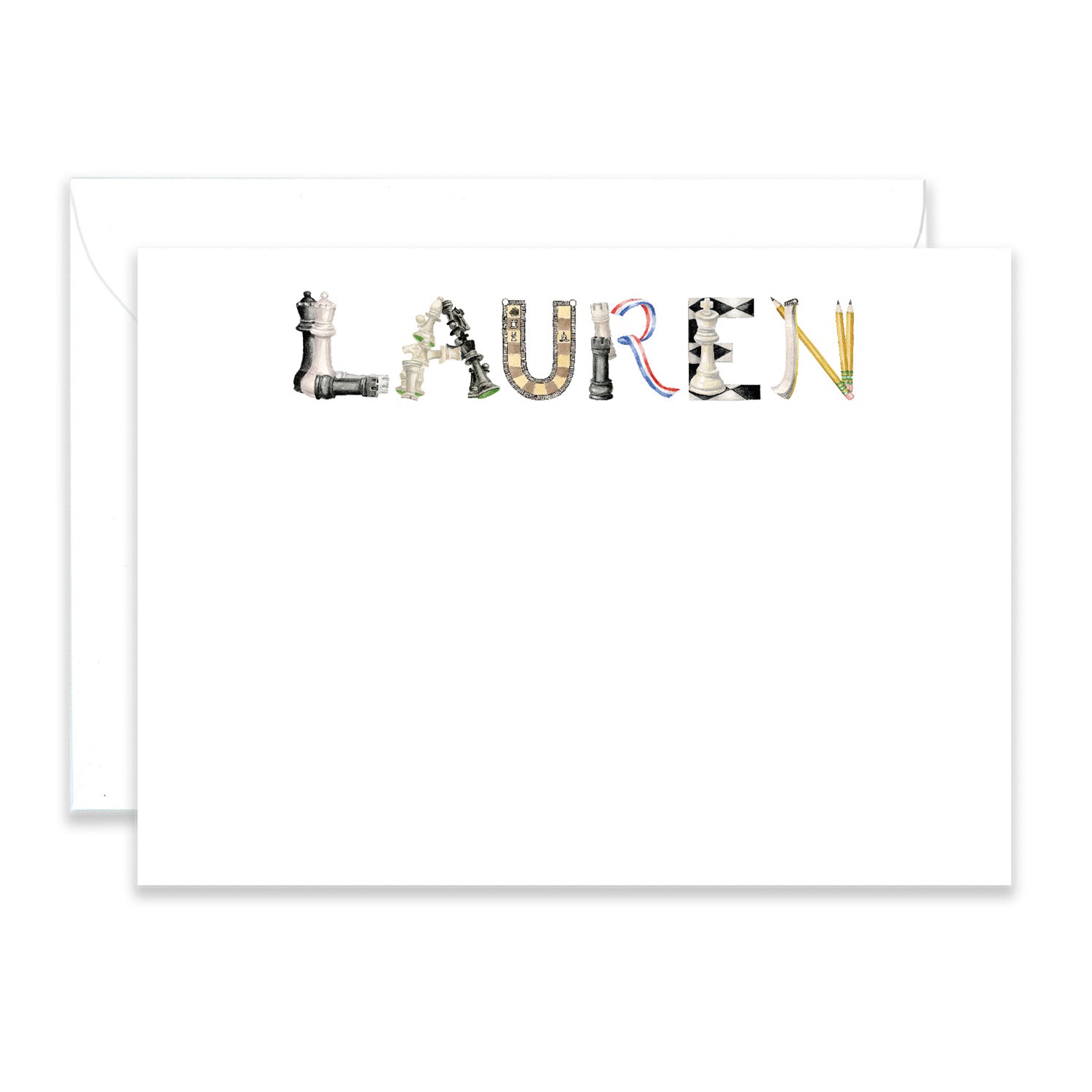 Chess Personalized Stationery