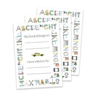 New York City Alphabet Bookplates