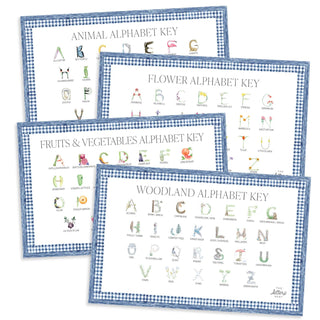 The Nature Set: Alphabet Placemats
