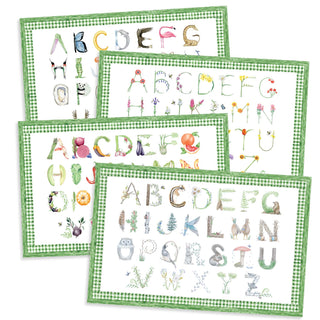 The Nature Set: Alphabet Placemats