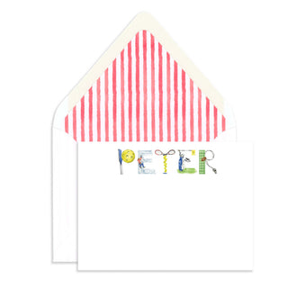 NEW - Sports Personalized Stationery