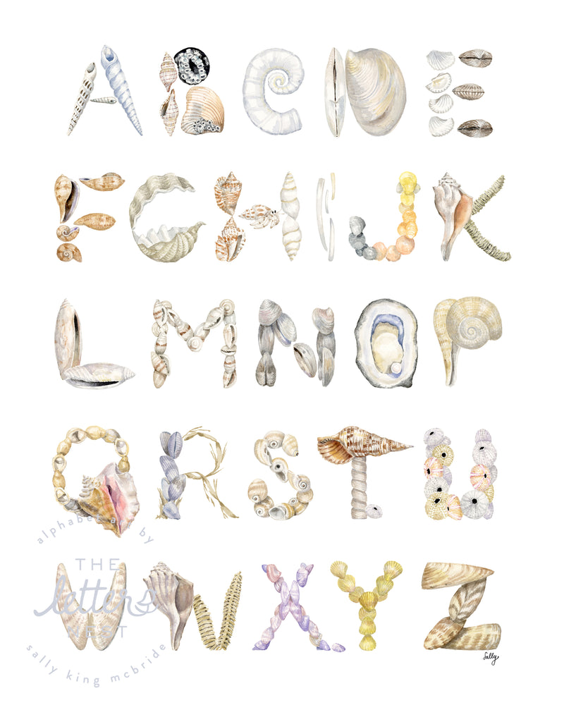 The Letter Nest - Alphabet Art By Sally King McBride