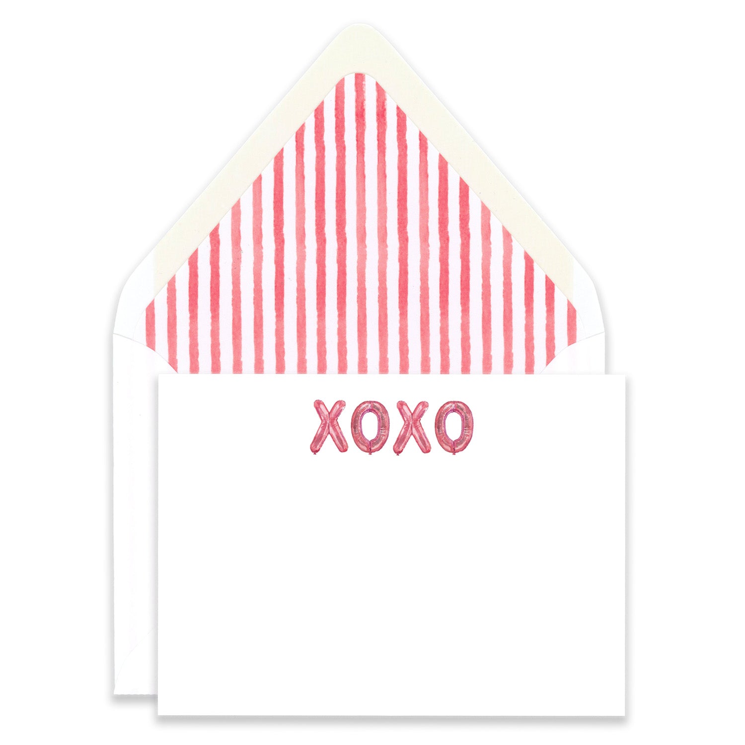 XOXO Balloon Letter Cards (Boxed Set of 10)