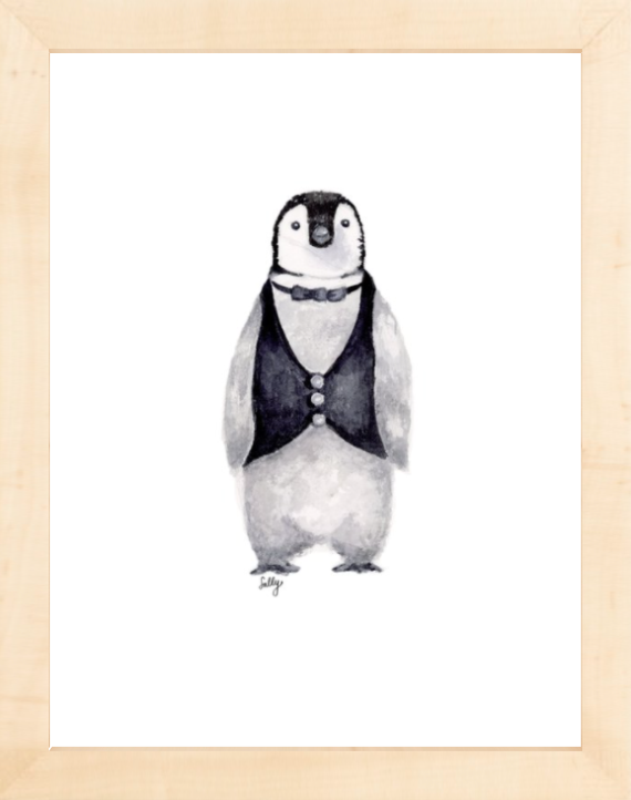 Fancy Animal Print, Penguin