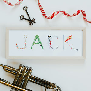 "Jack" Custom Circus Name Prints
